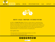 Tablet Screenshot of ajobikerentbarcelona.com
